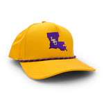 Load image into Gallery viewer, LSU Baseball Map Logo Rope Hat
