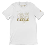 Load image into Gallery viewer, Georgia Tech Up With the White and Gold T-Shirt