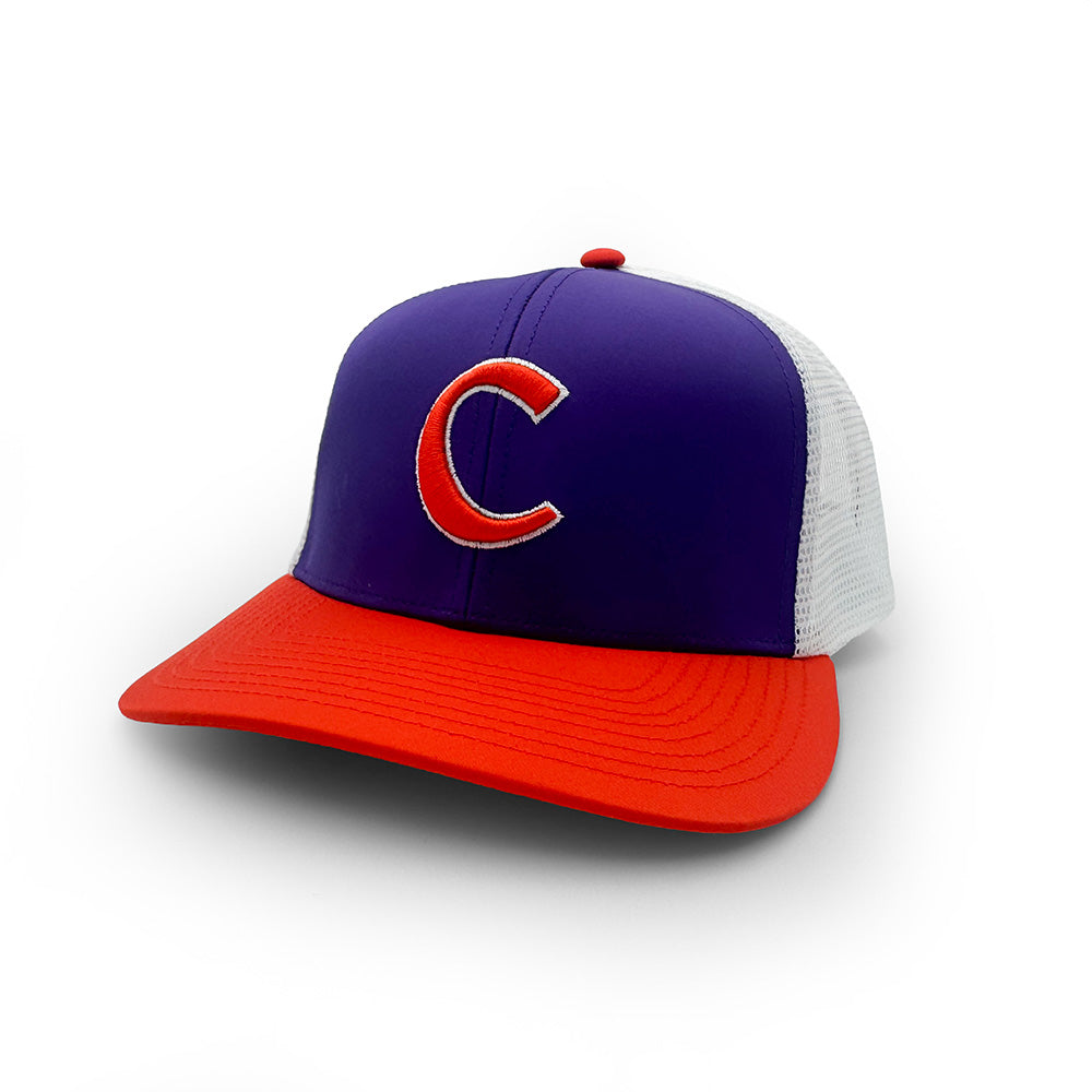 Clemson Baseball Logo Trucker Hat