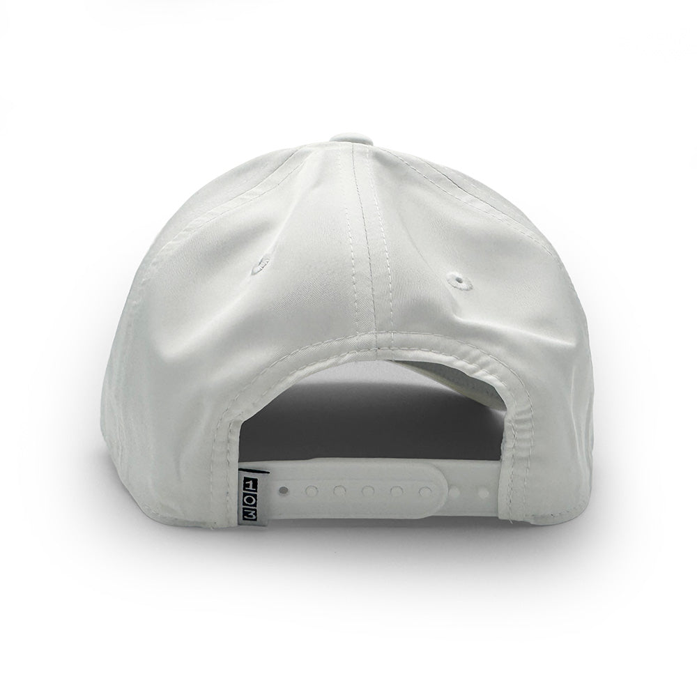 Clemson House Script Rope Hat, White