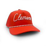 Load image into Gallery viewer, Clemson House Script Rope Hat, Orange
