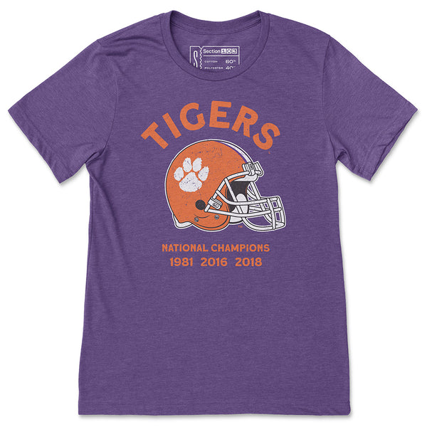 Clemson Football National Championships T-Shirt – Section 103