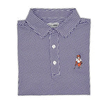 Load image into Gallery viewer, Clemson Swinging Tiger Golf Club Pattern Performance Polo
