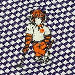 Load image into Gallery viewer, Clemson Swinging Tiger Golf Club Pattern Performance Polo
