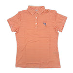 Load image into Gallery viewer, Clemson Palmetto Logo Map Pattern Women&#39;s Performance Polo
