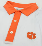 Load image into Gallery viewer, Clemson Contrast Collar Performance Polo
