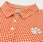Load image into Gallery viewer, Clemson Map Pattern Youth Performance Polo
