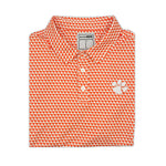 Load image into Gallery viewer, Clemson Map Pattern Youth Performance Polo
