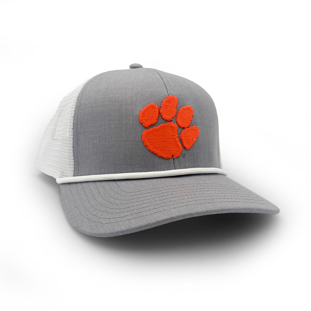 Clemson Logo Rope Trucker Hat