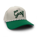 Load image into Gallery viewer, Golf Script Rope Hat
