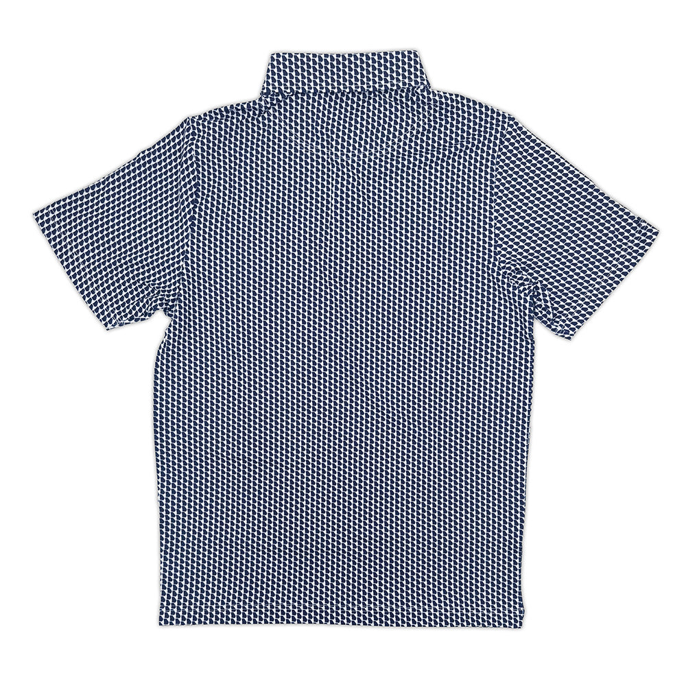 Georgia Southern Map Pattern Performance Polo