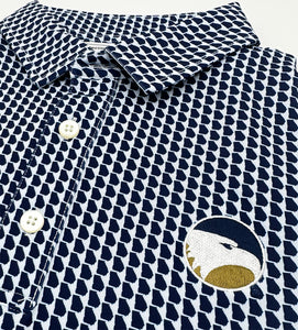 Georgia Southern Map Pattern Performance Polo