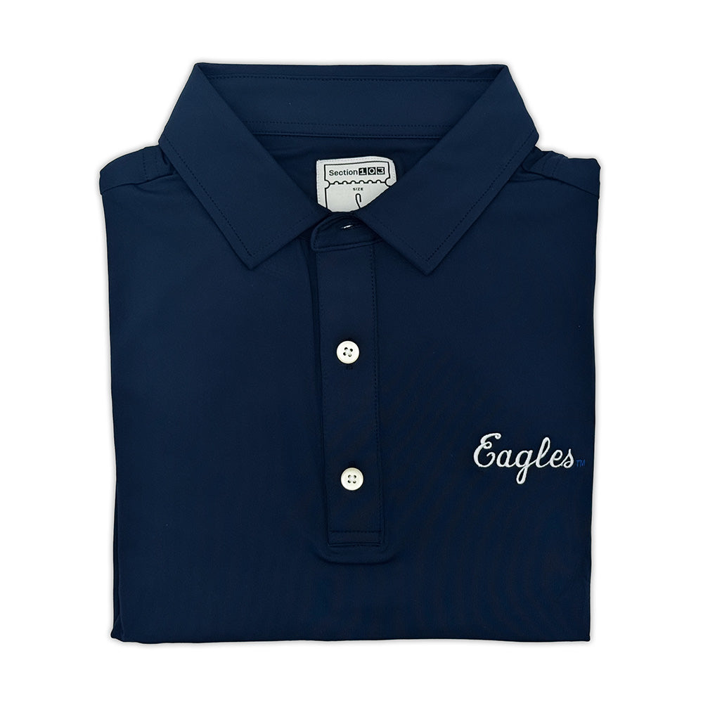 Georgia Southern Vintage Eagles Script Performance Polo