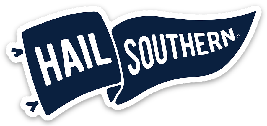 Georgia Southern Hail Southern Sticker