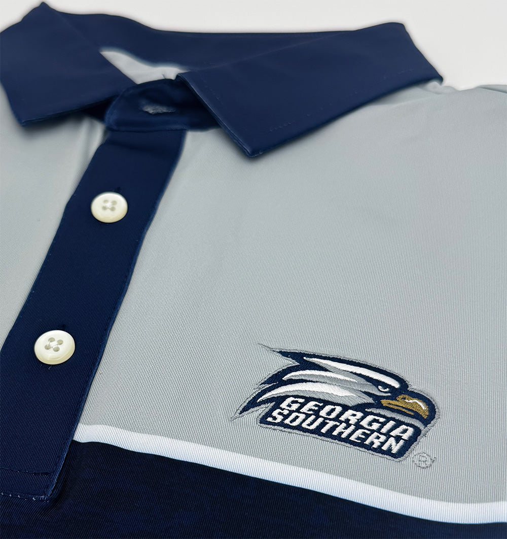 Georgia Southern Color Block Performance Polo