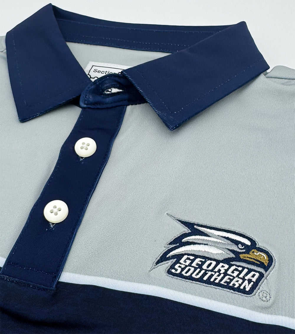 Georgia Southern Color Block Youth Performance Polo