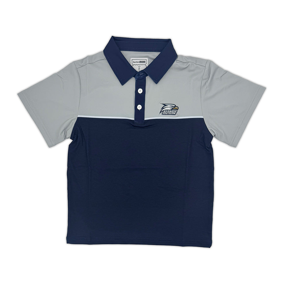 Georgia Southern Color Block Youth Performance Polo