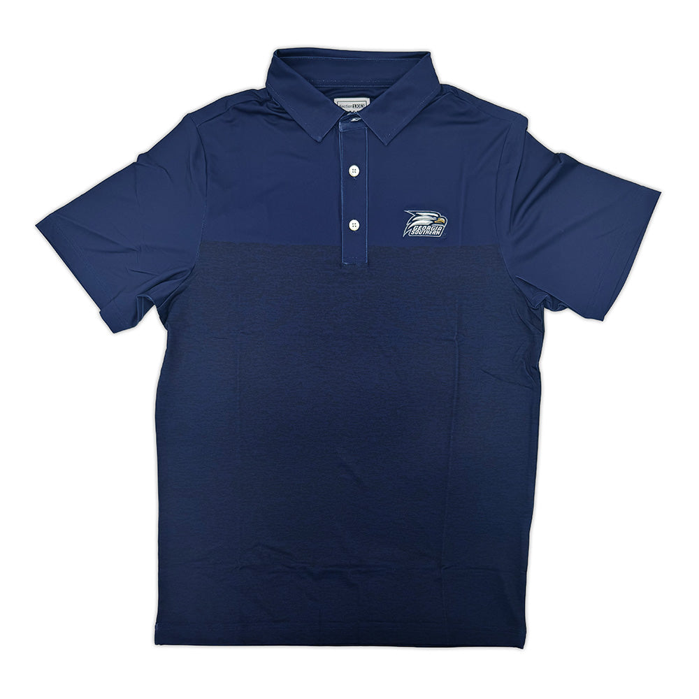Georgia Southern Heather Block Performance Polo