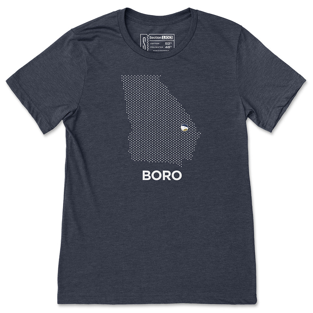 Georgia Southern Boro Mesh Map T-Shirt