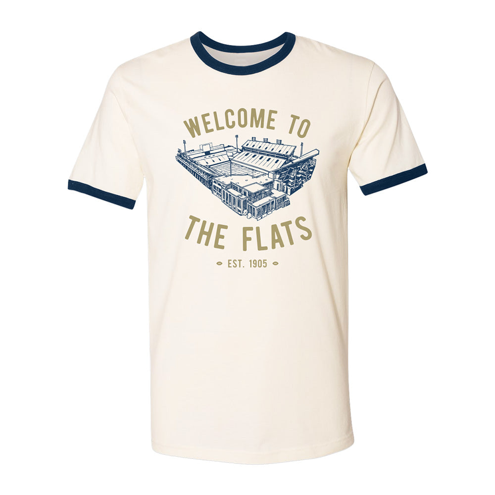 Georgia Tech Welcome To The Flats Ringer T-Shirt