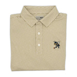 Load image into Gallery viewer, Georgia Tech Golfing Buzz Golf Club Pattern Performance Polo
