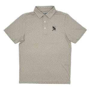 Georgia Tech Golfing Buzz Golf Club Pattern Performance Polo