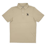 Load image into Gallery viewer, Georgia Tech Golfing Buzz Golf Club Pattern Performance Polo
