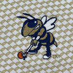 Load image into Gallery viewer, Georgia Tech Golfing Buzz Golf Club Pattern Performance Polo
