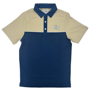 Georgia Tech Color Block Performance Polo