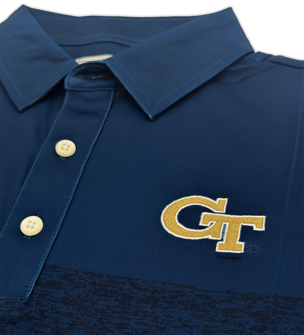 Georgia Tech Heather Block Performance Polo