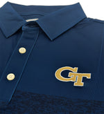 Load image into Gallery viewer, Georgia Tech Heather Block Performance Polo

