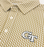Load image into Gallery viewer, Georgia Tech Map Pattern Performance Polo
