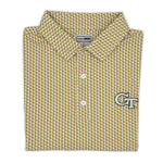 Load image into Gallery viewer, Georgia Tech Map Pattern Performance Polo
