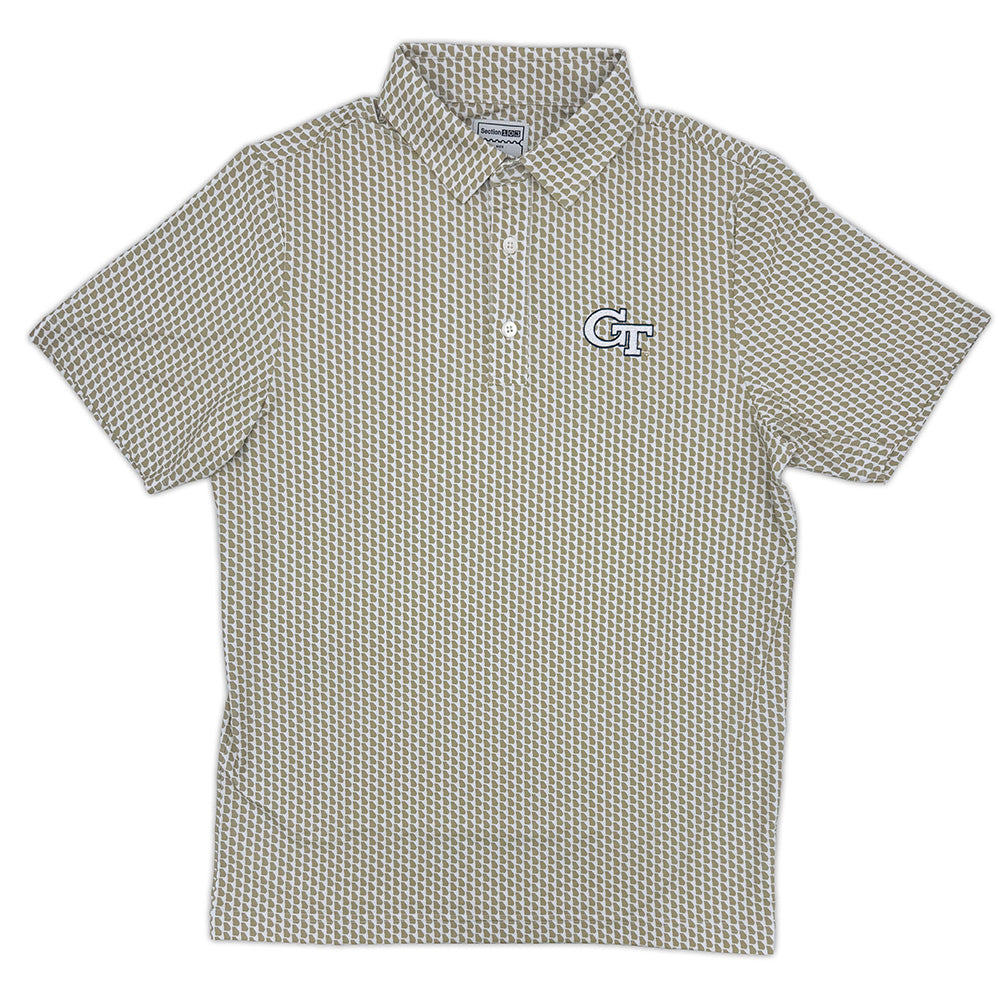 Georgia Tech Map Pattern Performance Polo