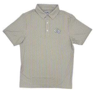 Georgia Tech Map Pattern Performance Polo