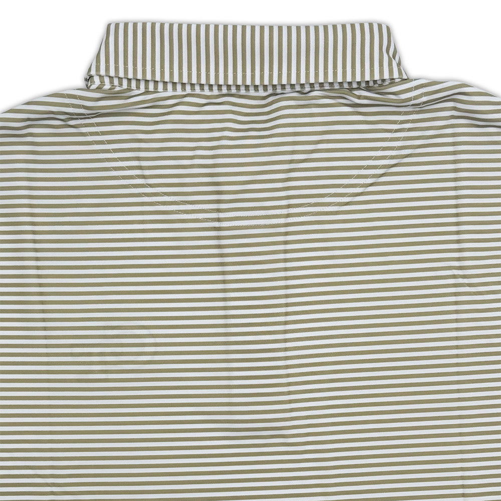 Georgia Tech Striped Performance Polo
