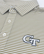 Load image into Gallery viewer, Georgia Tech Striped Performance Polo
