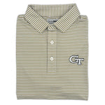 Load image into Gallery viewer, Georgia Tech Striped Performance Polo
