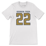 Load image into Gallery viewer, Georgia Tech Justice Haynes Football Jersey T-Shirt

