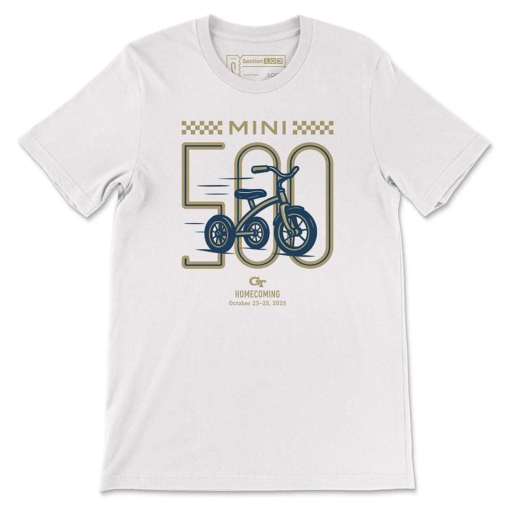 Georgia Tech Mini 500 Homecoming 2025 T-Shirt