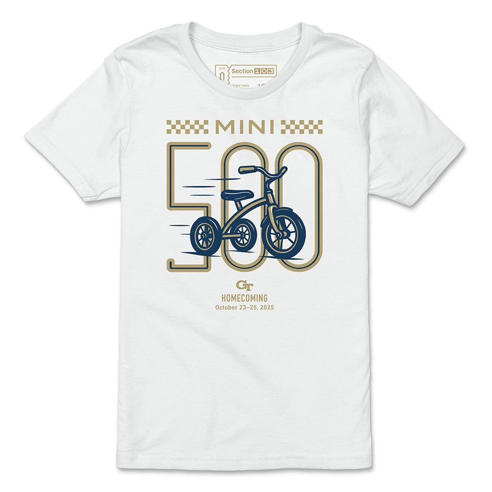 Georgia Tech Mini 500 Homecoming 2025 Youth T-Shirt