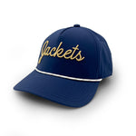 Load image into Gallery viewer, Georgia Tech Jackets Script Rope Hat, Navy
