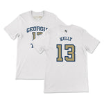Load image into Gallery viewer, Georgia Tech Miles Kelly Basketball Jersey T-Shirt, White
