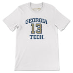 Load image into Gallery viewer, Georgia Tech Miles Kelly Basketball Jersey T-Shirt, White
