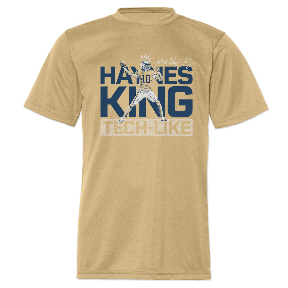 Georgia Tech Haynes King "Tech-Like" Youth Performance T-Shirt