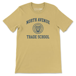 Georgia Tech North Avenue Trade School T-Shirt, Gold