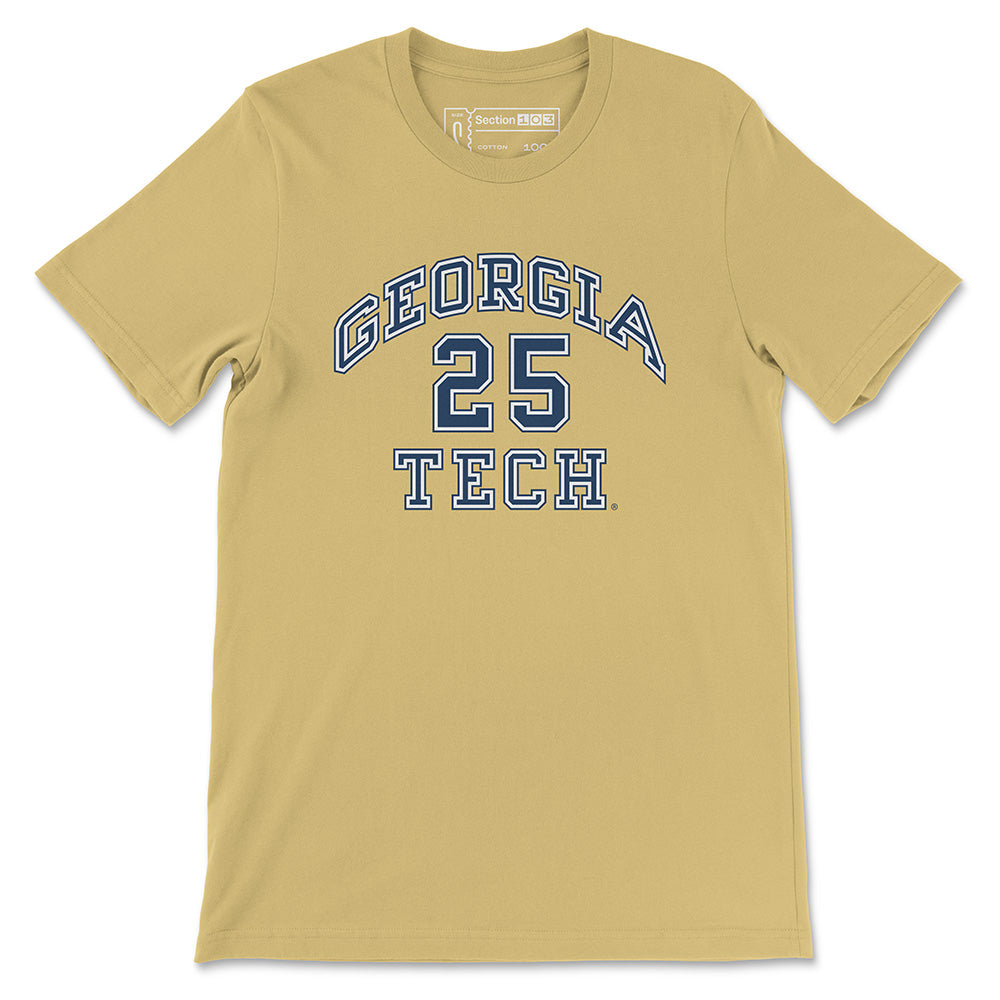 Georgia Tech 1985 Mark Price Basketball Jersey T-Shirt