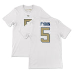 Load image into Gallery viewer, Georgia Tech Zach Pyron Football Jersey T-Shirt, White
