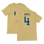 Load image into Gallery viewer, Georgia Tech Dontae Smith Football Jersey T-Shirt, Gold
