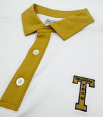 Load image into Gallery viewer, Georgia Tech Vintage Power T Contrast Collar Performance Polo
